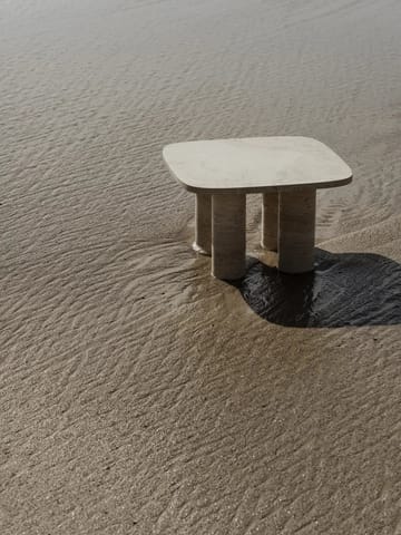 Volos sidobord S 52x52 cm - Travertine - Blomus