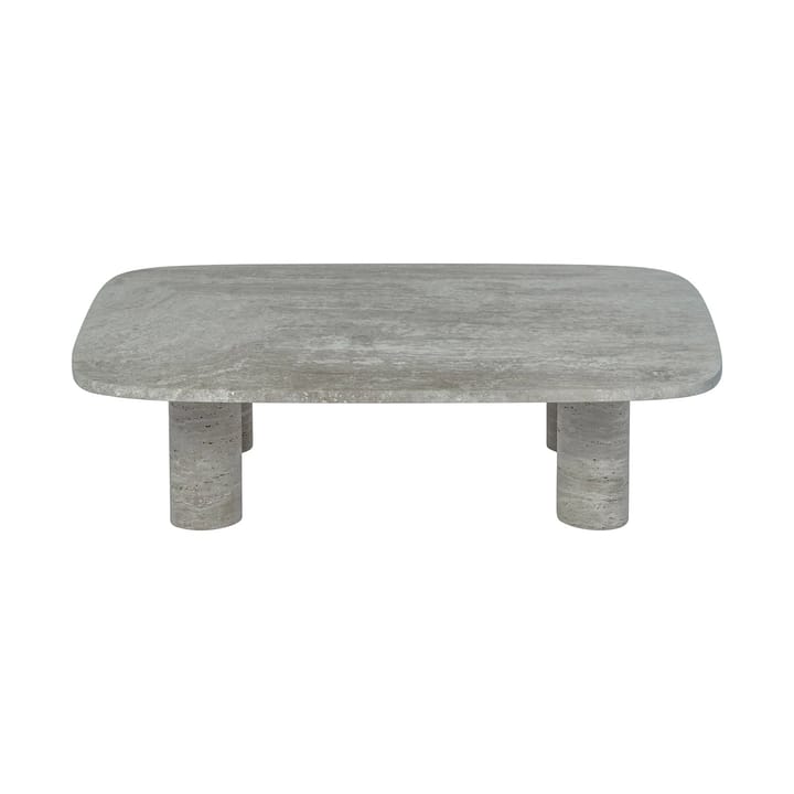 Volos soffbord L 100x70 cm, Silver Travertine Blomus