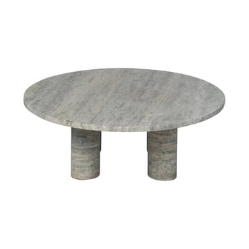 Volos soffbord L Ø75 cm - Silver Travertine - Blomus