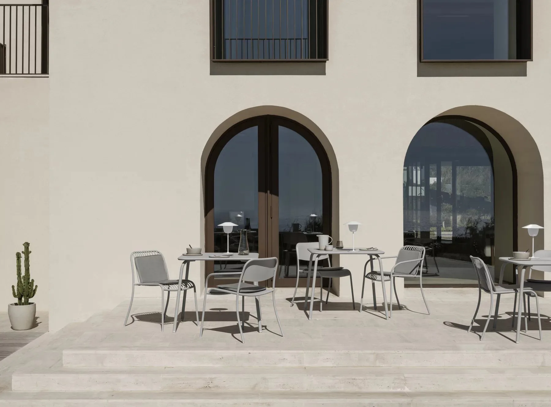 YUA Chair stol, Silk grey blomus