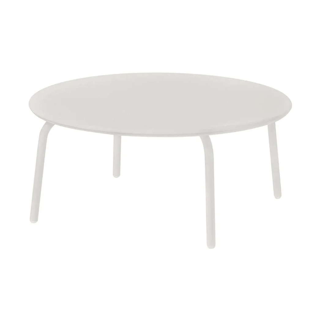 blomus YUA lounge bord 80 cm Silk grey | Skandinavisk Design | Trädgårdsbord | Grå