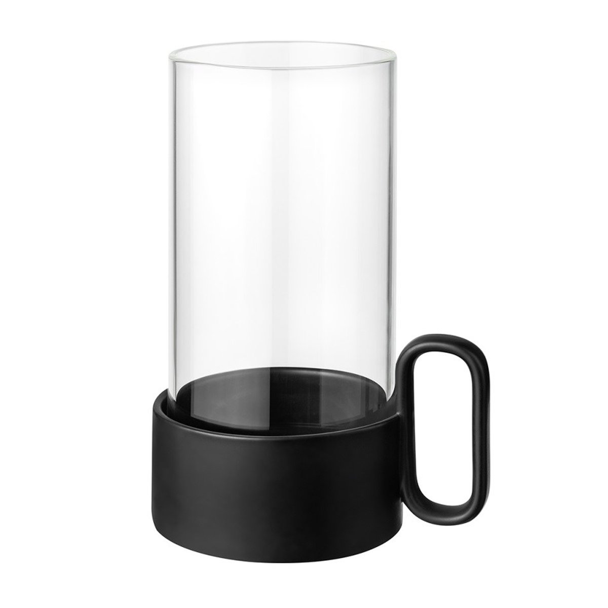 blomus Yuragi stormlykta 21 cm Svart | Skandinavisk Design | Ljuslyktor & Ljusfat | Svart