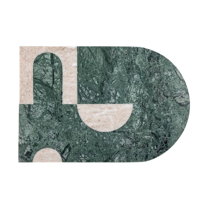 Abrianna skärbräda 20x30 cm - Grön-vit marmor - Bloomingville