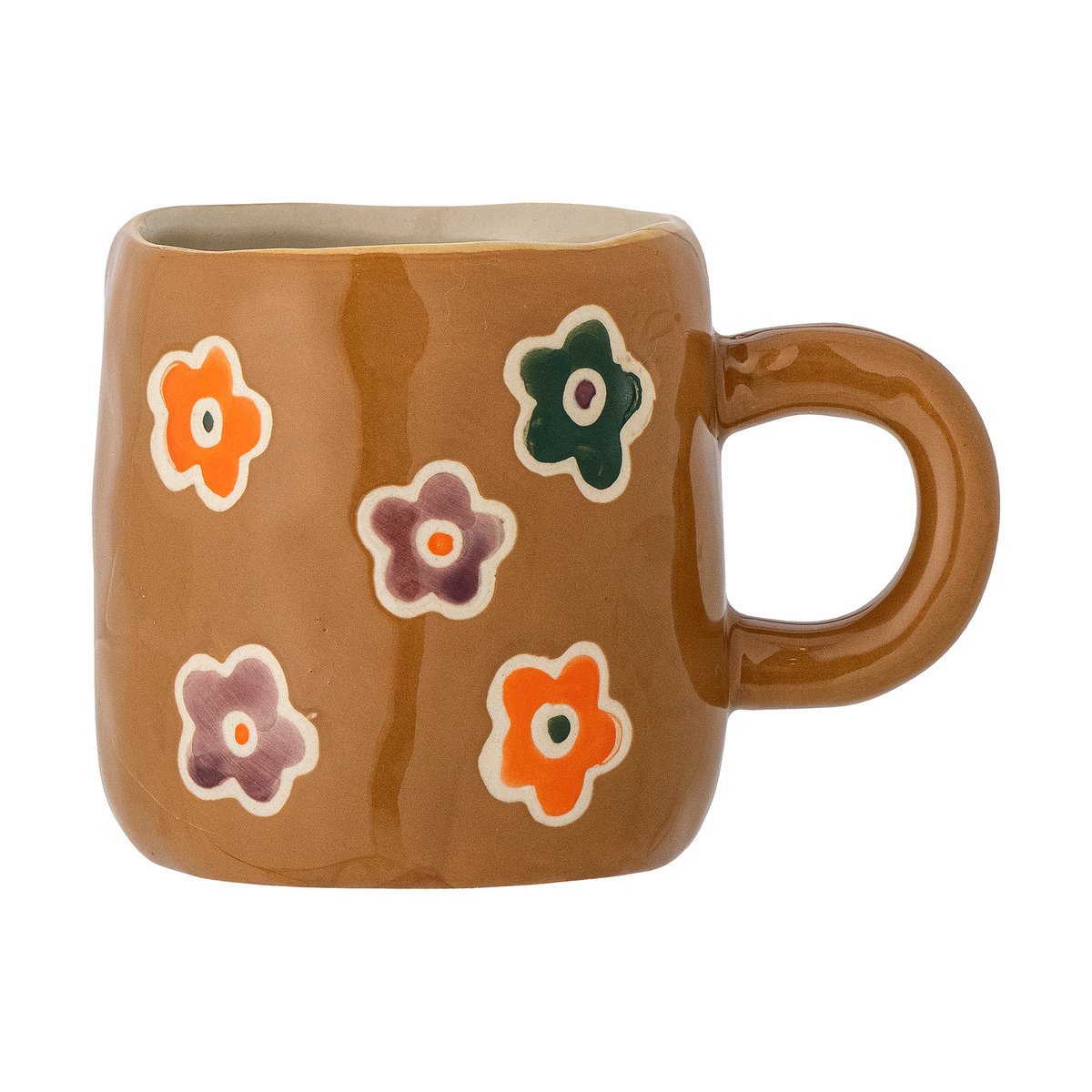 Bloomingville Addy kopp 13 cl Brun | Skandinavisk Design | Kaffekoppar | Brun