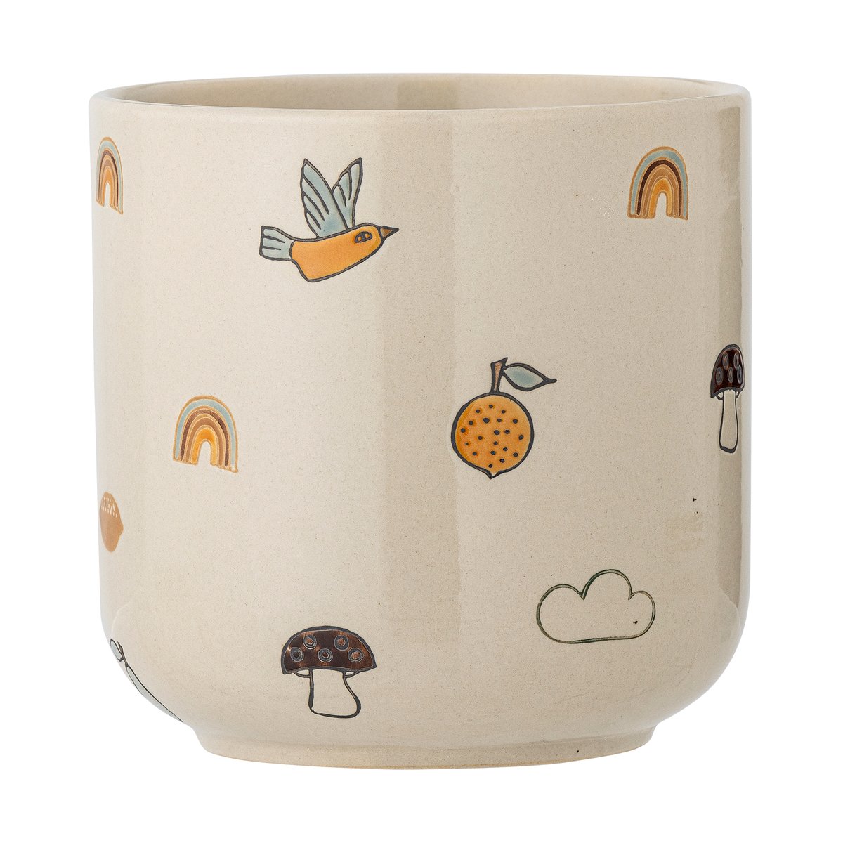 Bloomingville Agnes kruka 16 cm Vit | Skandinavisk Design | Krukor | Vit