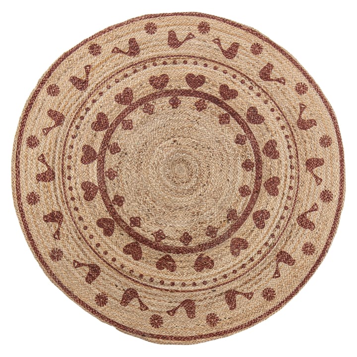 Alav julgransmatta Ø120 cm - Röd - Bloomingville