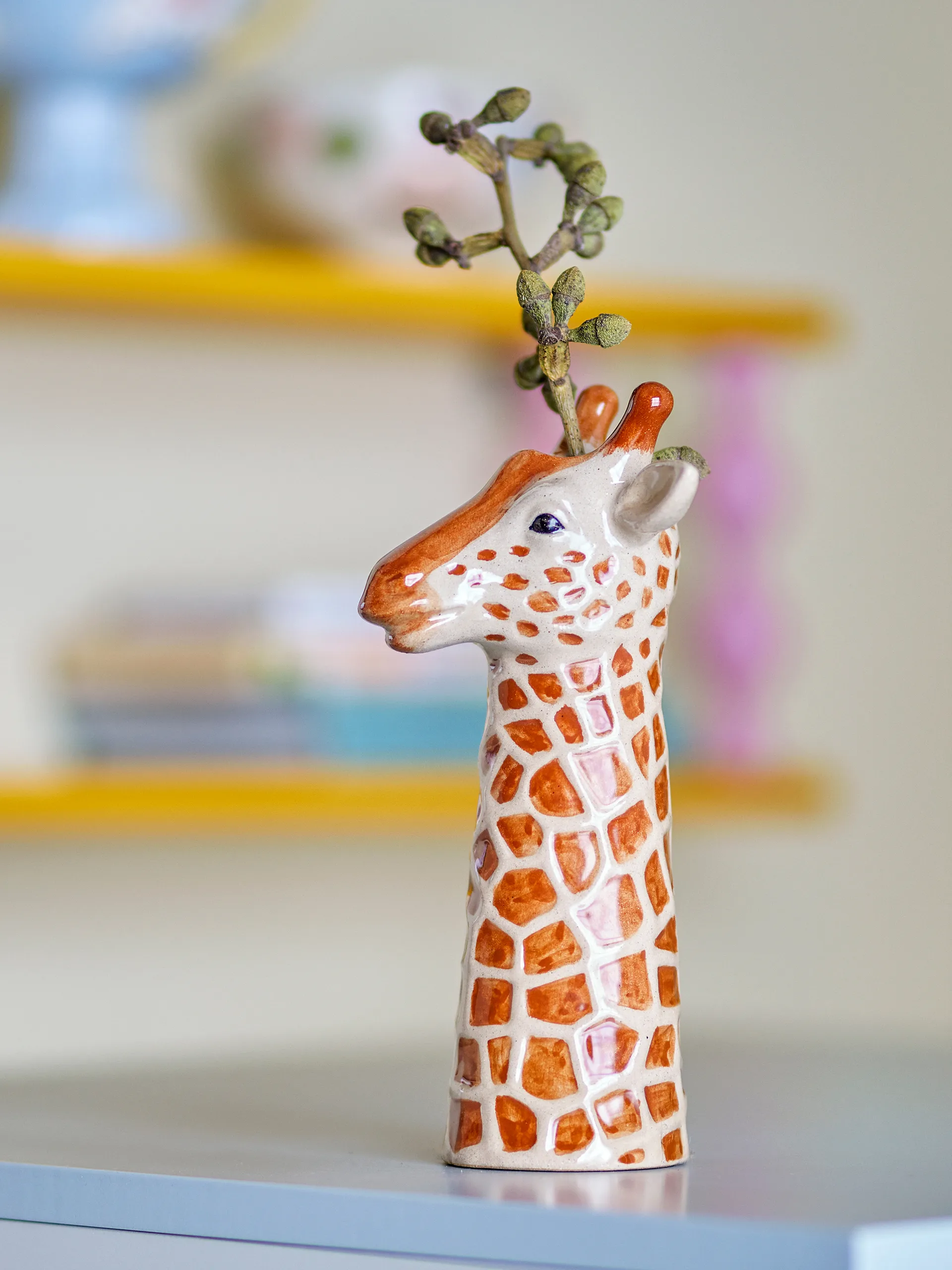 Alazar vas 9x21 cm, Brun Bloomingville