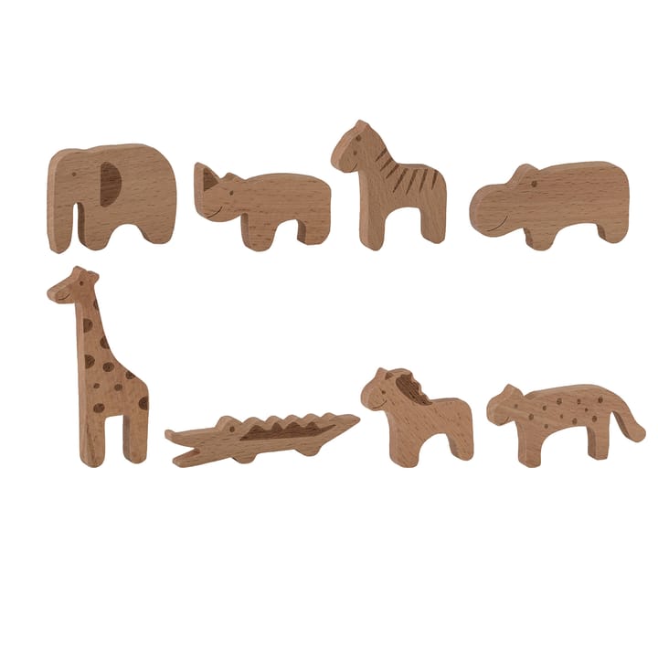 Animal träfigurer - 8 delar - Bloomingville