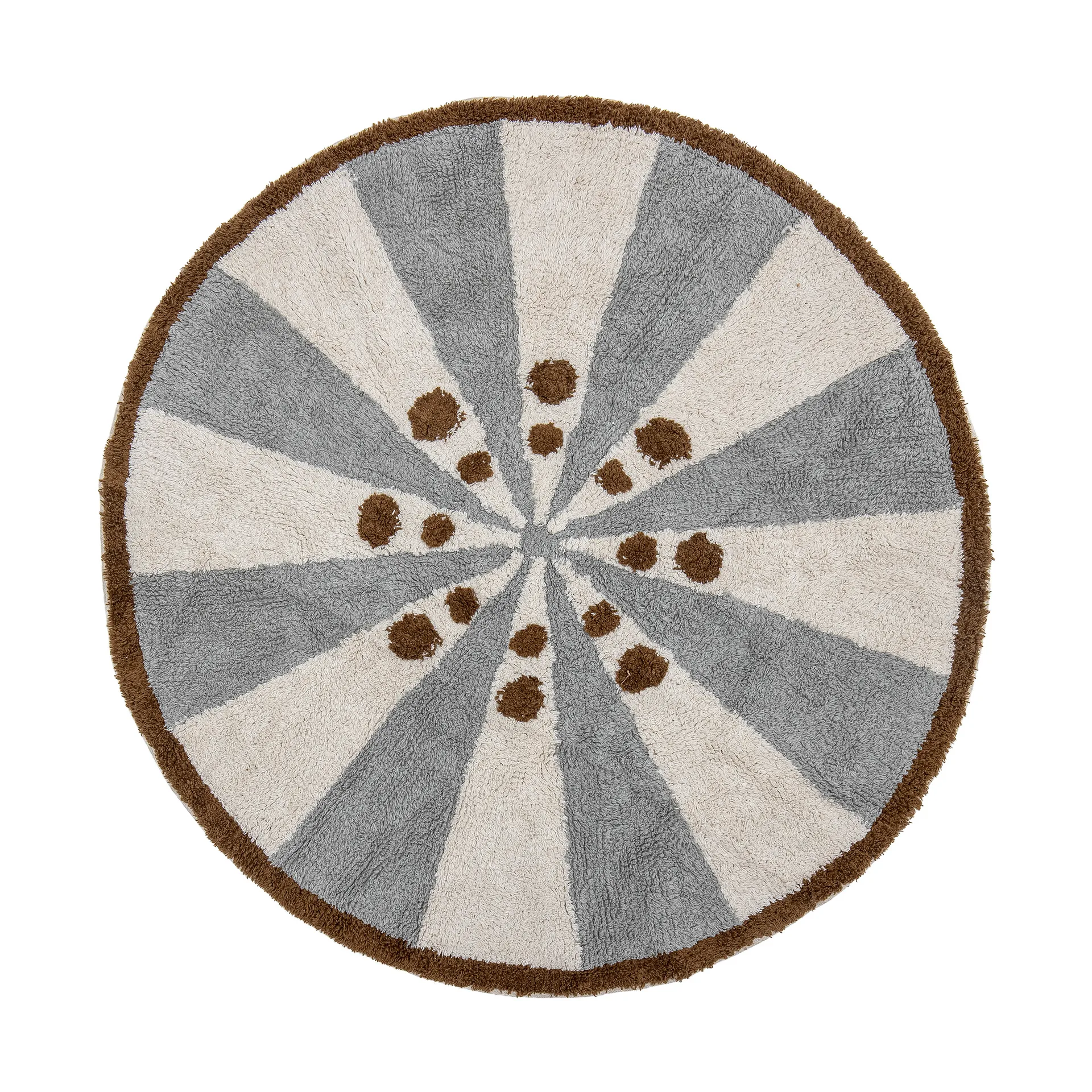 Anker matta Ø110 cm, Blue Bloomingville