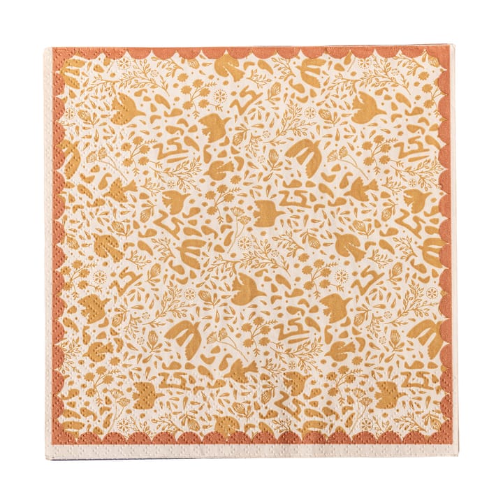 Anniversary papperservett 20-pack, Gul Bloomingville