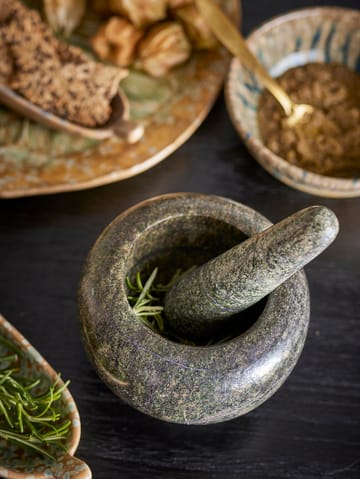 Arazo mortel med stöt Ø12,5 cm - Grön - Bloomingville