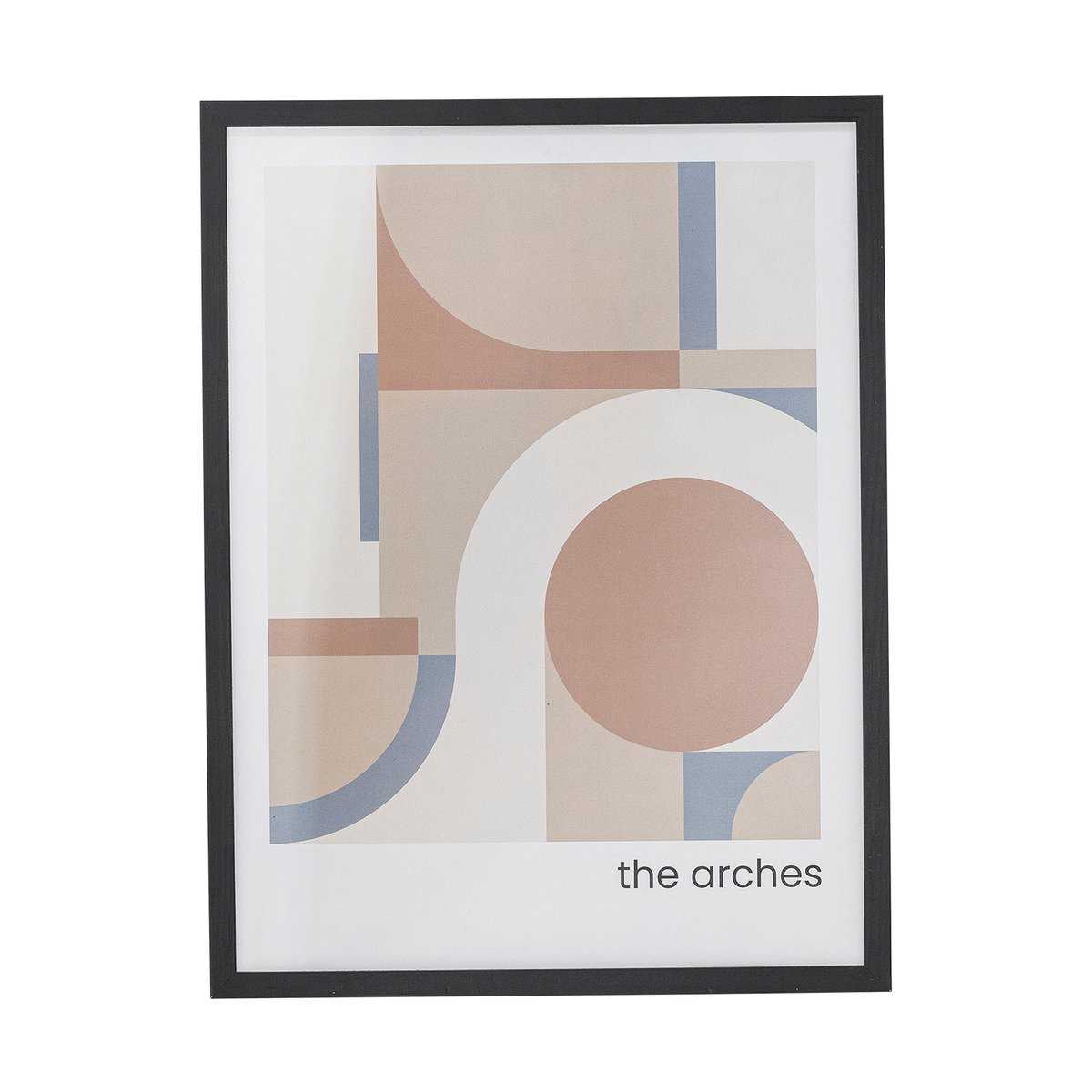 Bloomingville Arches tavla 32x42 cm Svart ram | Skandinavisk Design | Posters | Svart