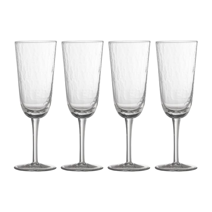 Asali champagneglas 27,5 cl 4-pack - Klar - Bloomingville