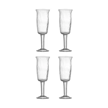 Asha vitvinsglas 4-pack - Klar - Bloomingville