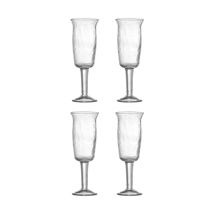 Asha vitvinsglas 4-pack - Klar - Bloomingville
