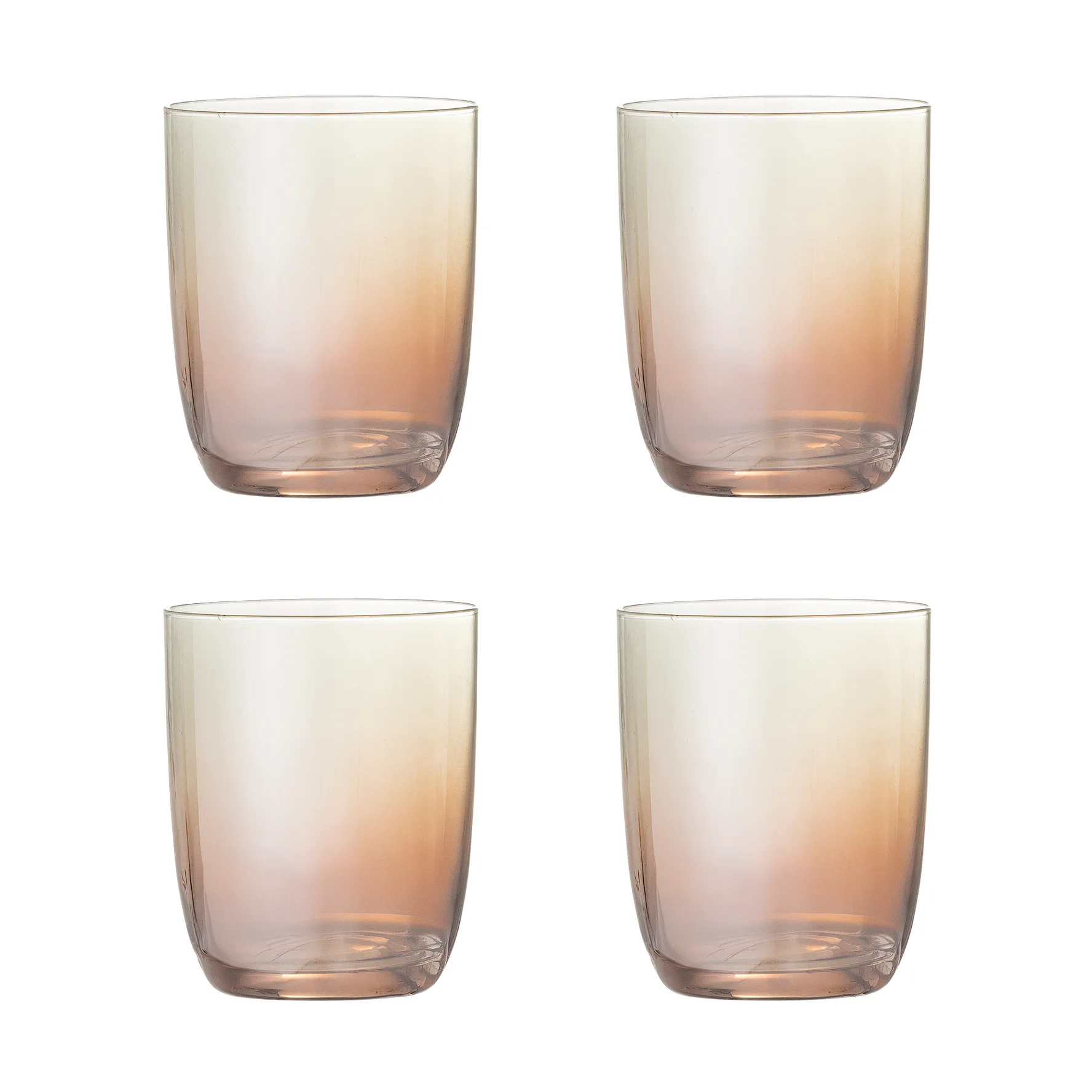 Aston dricksglas 4-pack, Brons Bloomingville