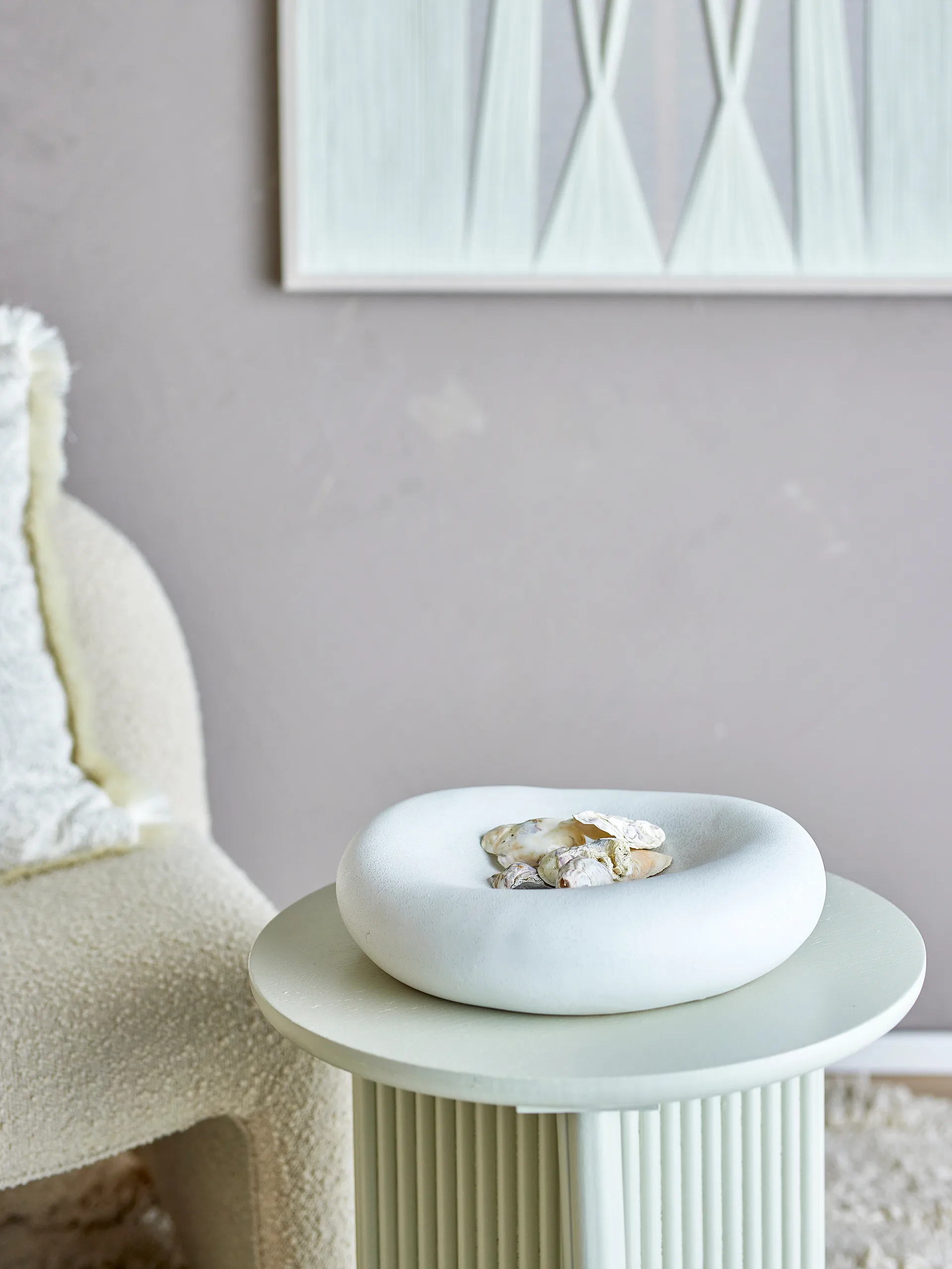 Audra skål Ø30 cm, Vit Bloomingville