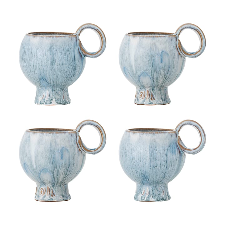 Avonlea kopp 4-pack - Blå - Bloomingville