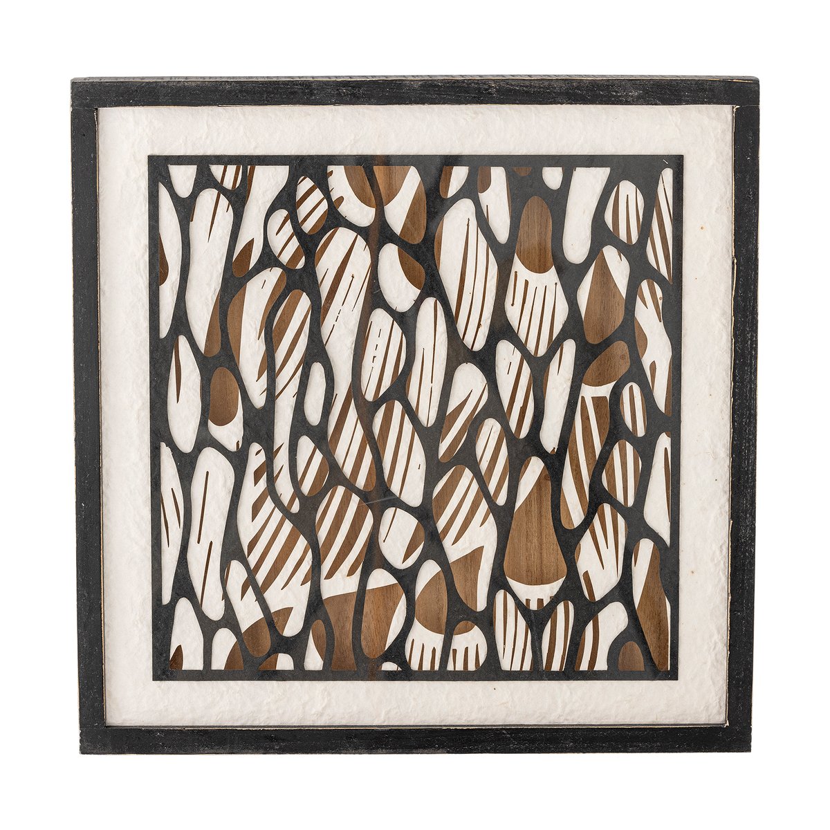Bloomingville Barlin tavla 37,5x37,5 cm Brun-svart | Skandinavisk Design | Posters | Svart