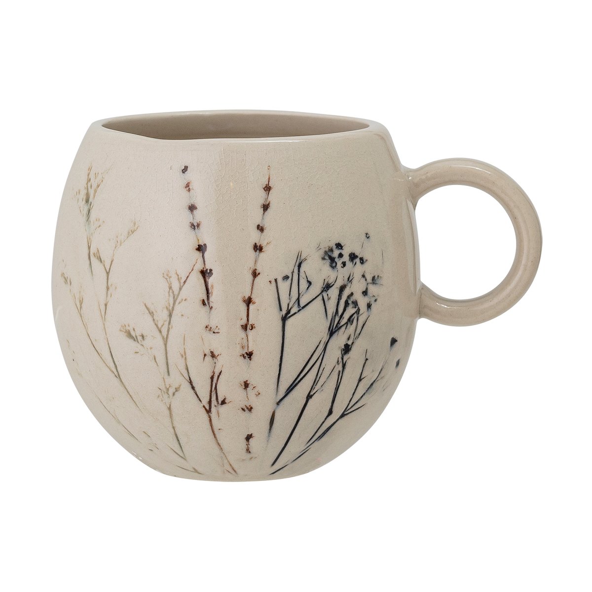Bloomingville Bea mugg 25 cl Natur | Skandinavisk Design | Kaffekoppar | Beige