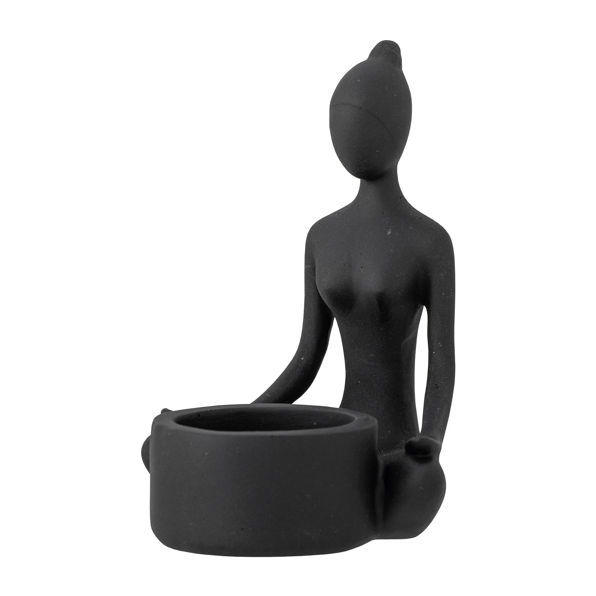 Benna värmeljushållare 12 cm, Svart Bloomingville