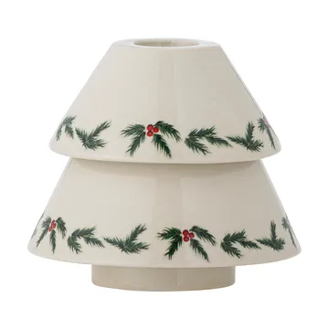 Berry ljusstake Ø10 cm - Vit - Bloomingville