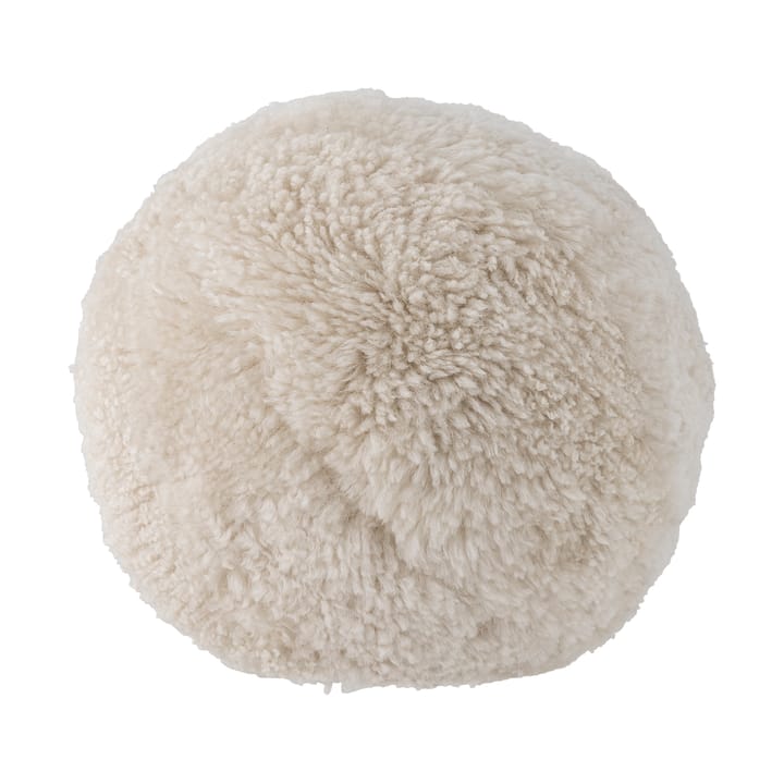 Betsy kudde fårull Ø30 cm, Vit Bloomingville