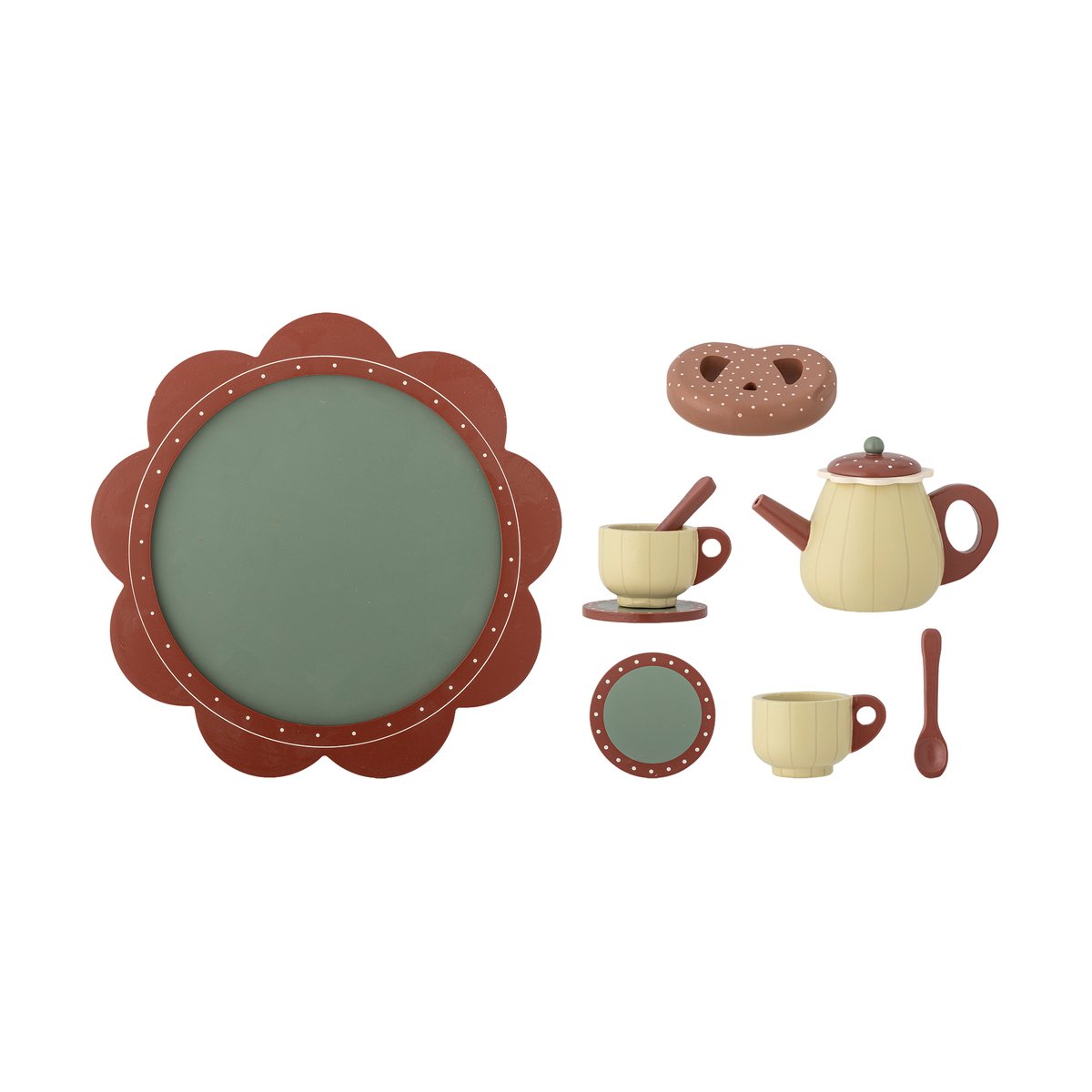 Bloomingville Bette lekset servis Brun | Skandinavisk Design | Barnrumsinredning | Brun