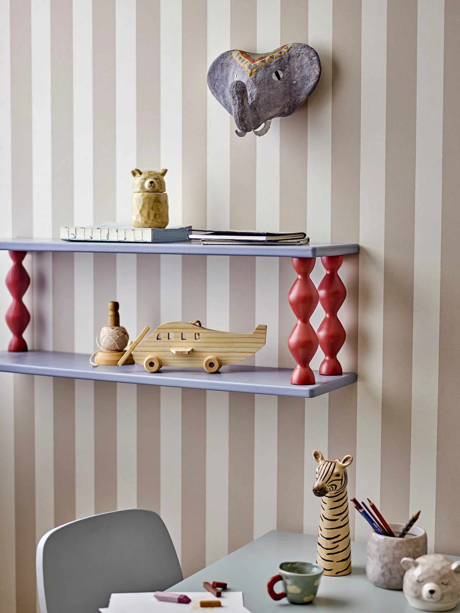 Bibiola hylla 80x26 cm, Blå Bloomingville