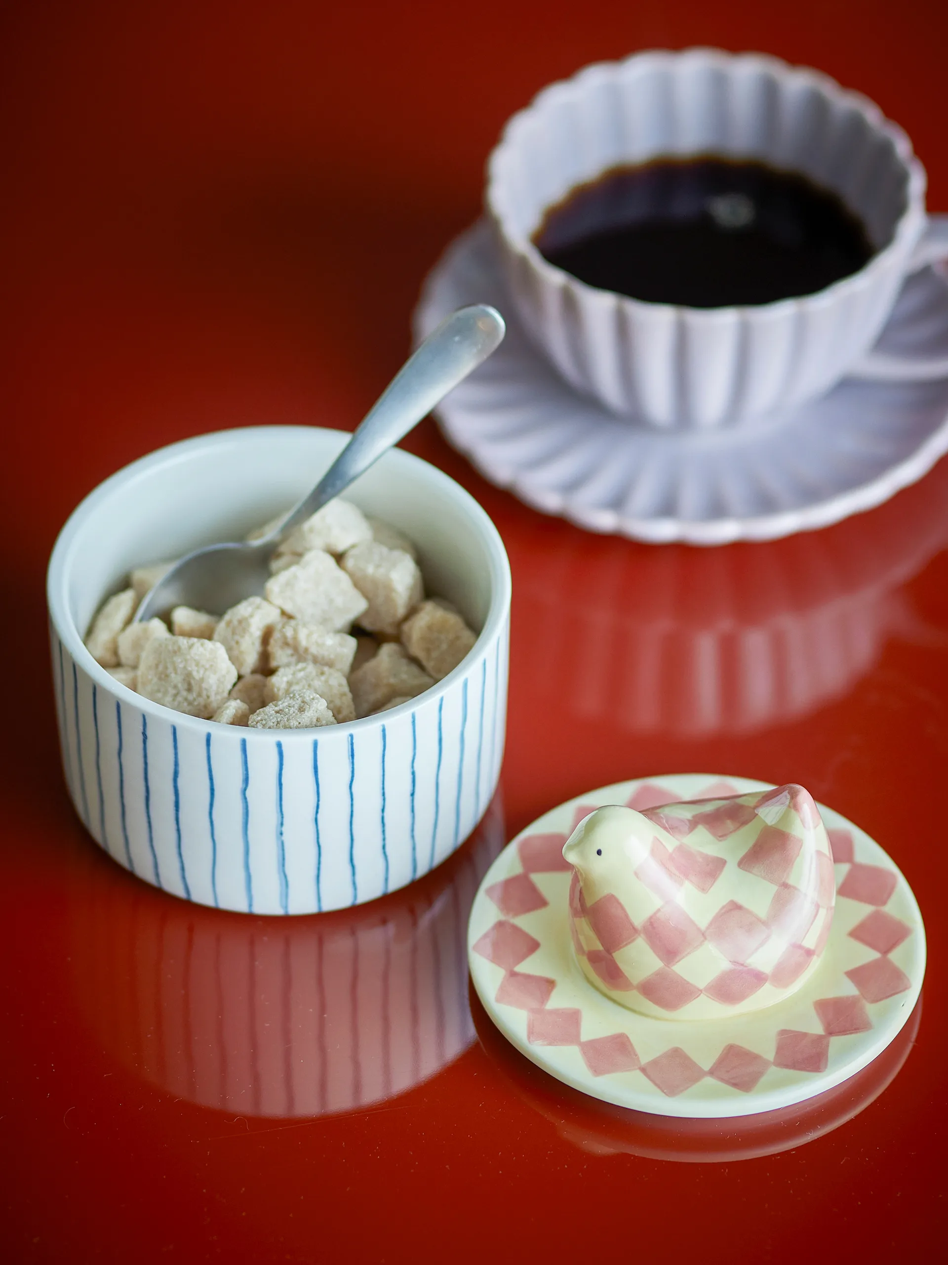 Biona skål med lock Ø11 cm, Rose Bloomingville