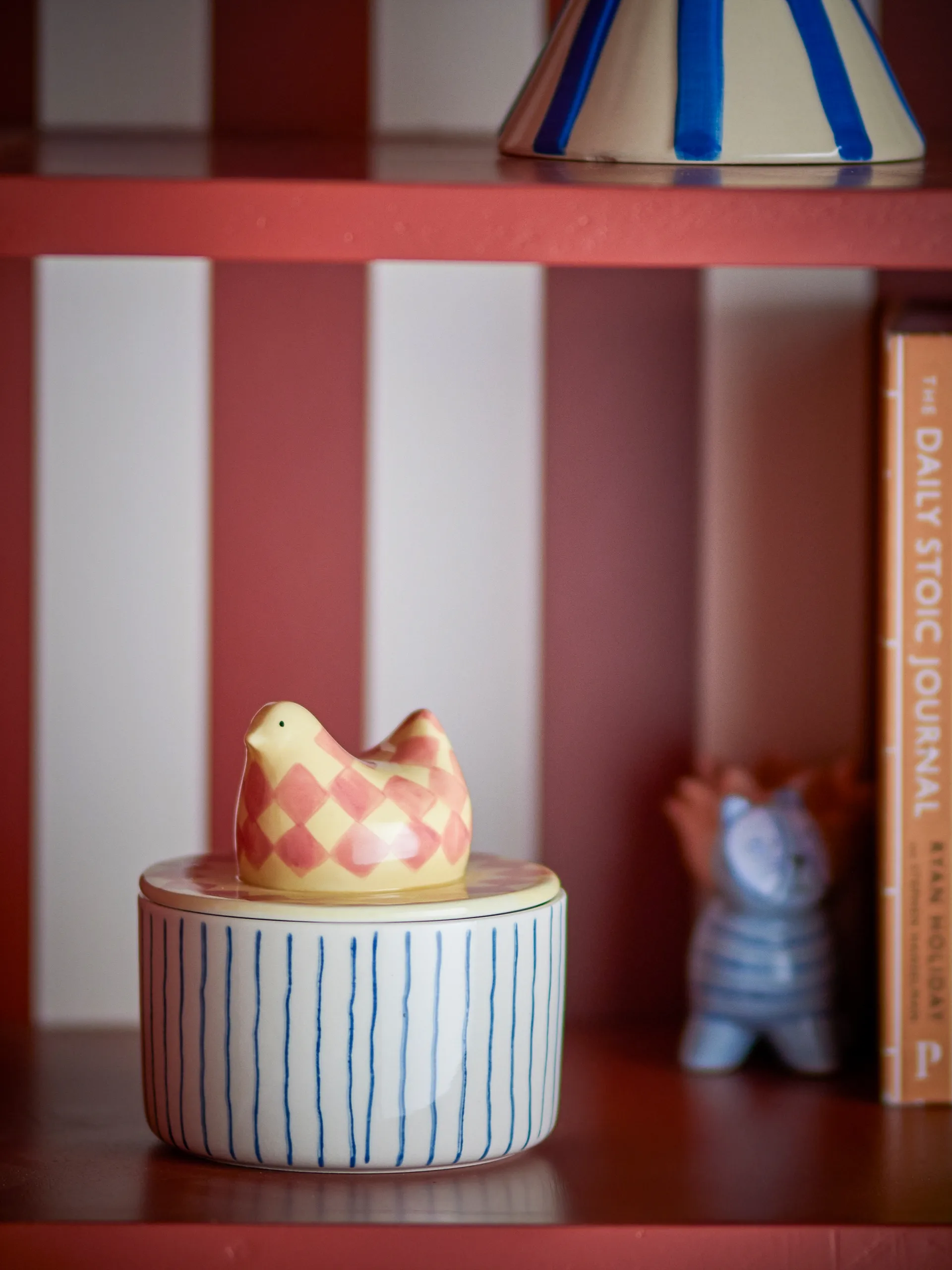 Biona skål med lock Ø11 cm, Rose Bloomingville