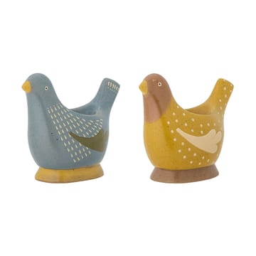 Birdy äggkopp 2-pack - Blue-yellow - Bloomingville