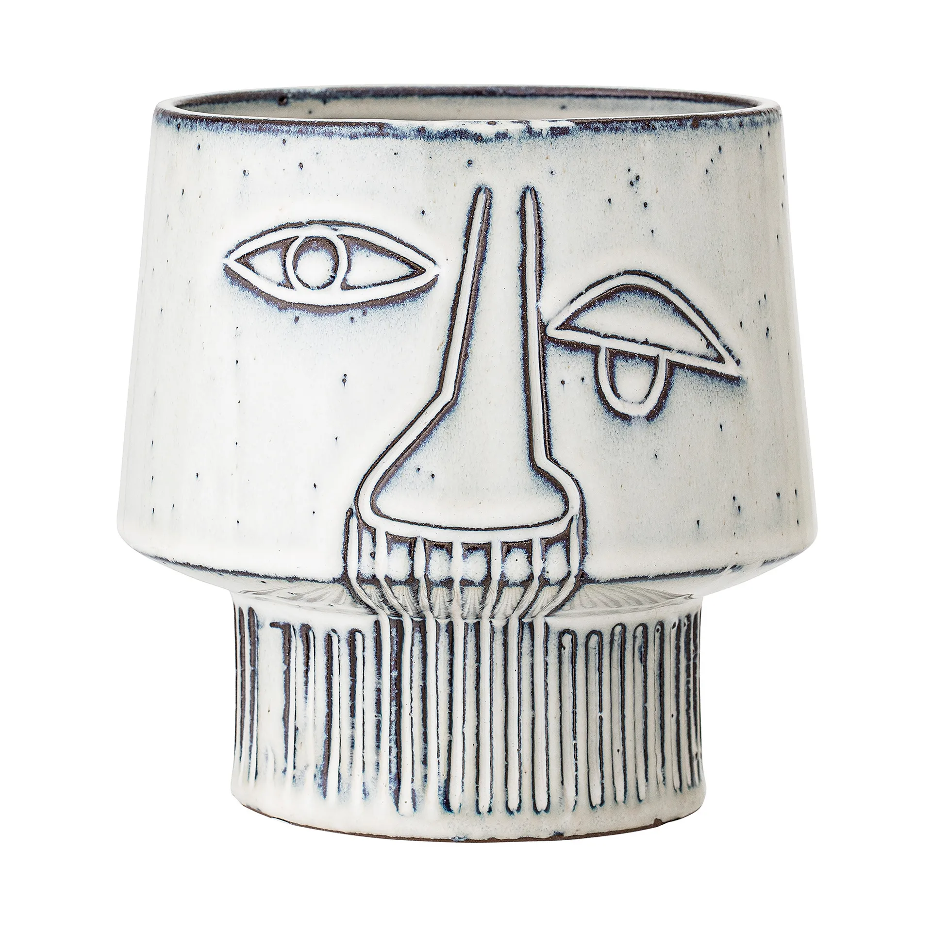 Bloomingville blomkruka på fot Ø15 cm, Grå Bloomingville