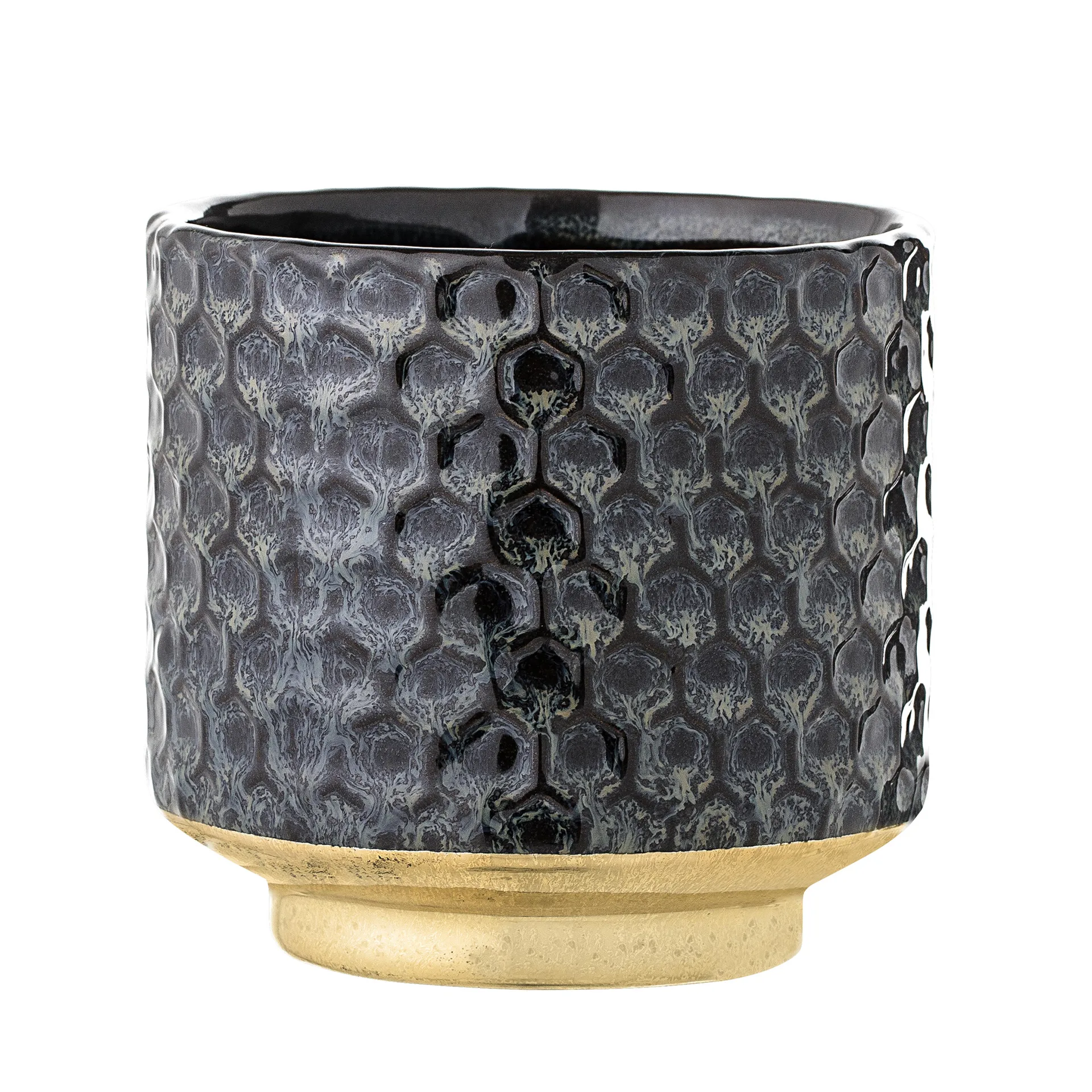 Bloomingville blomkruka stengods Ø10 cm, blå Bloomingville