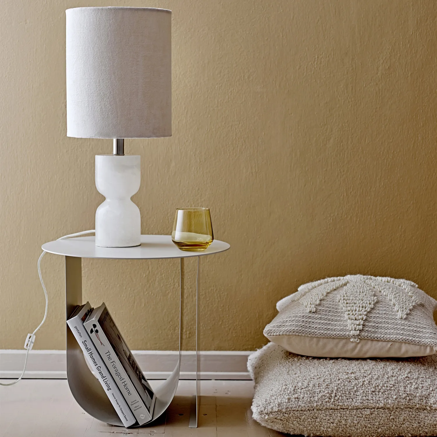 Bloomingville bordslampa alabaster 59 cm, Natur Bloomingville