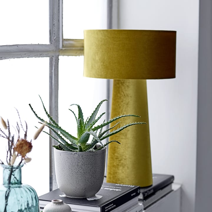 Bloomingville bordslampa polyester, Gul Bloomingville