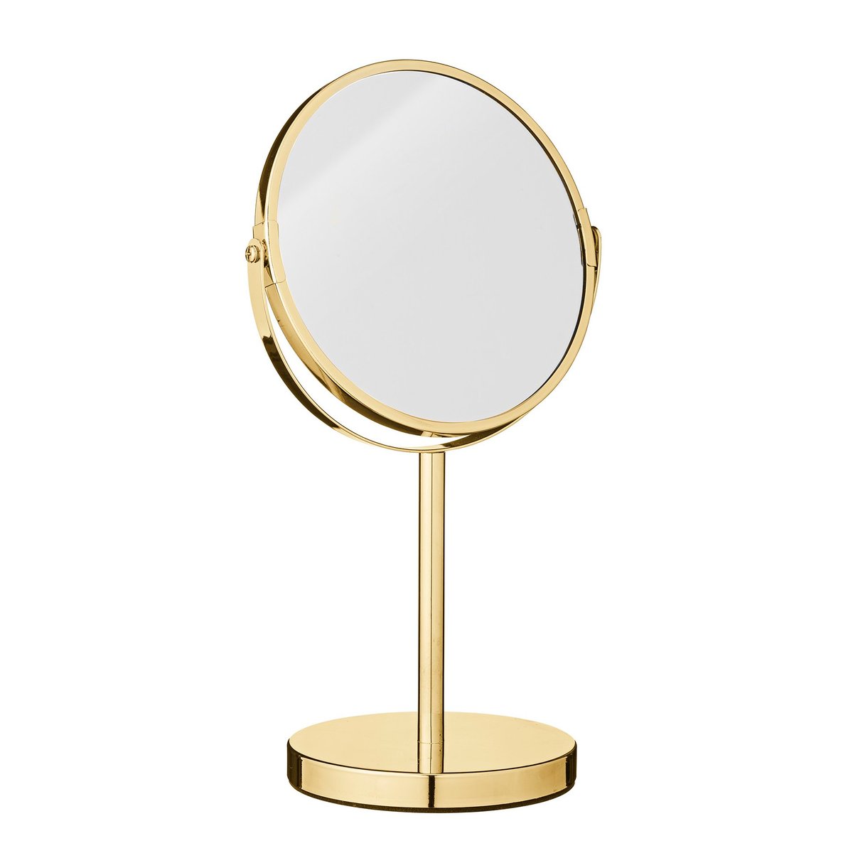 Bloomingville dubbelsidig spegel guld | Skandinavisk Design | Bordsspeglar | Guldfärgad