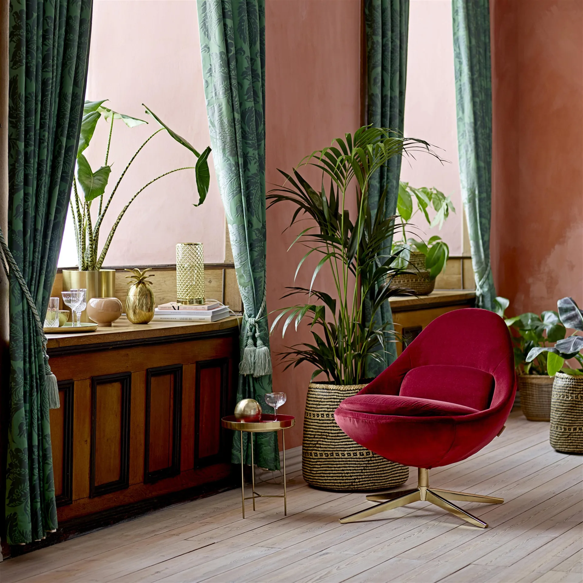 Bloomingville förvaringskorg sjögräs 2-pack, natur-grå Bloomingville