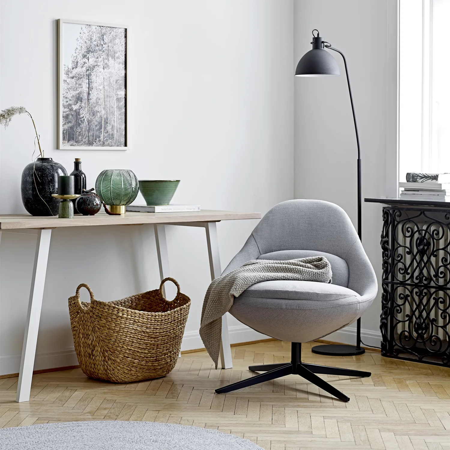 Bloomingville korg 2-pack vattenhyacint, natur (beige) Bloomingville