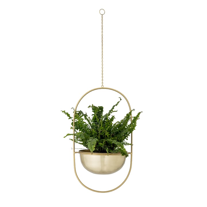 Bloomingville kruka metall hängande, Guld Bloomingville