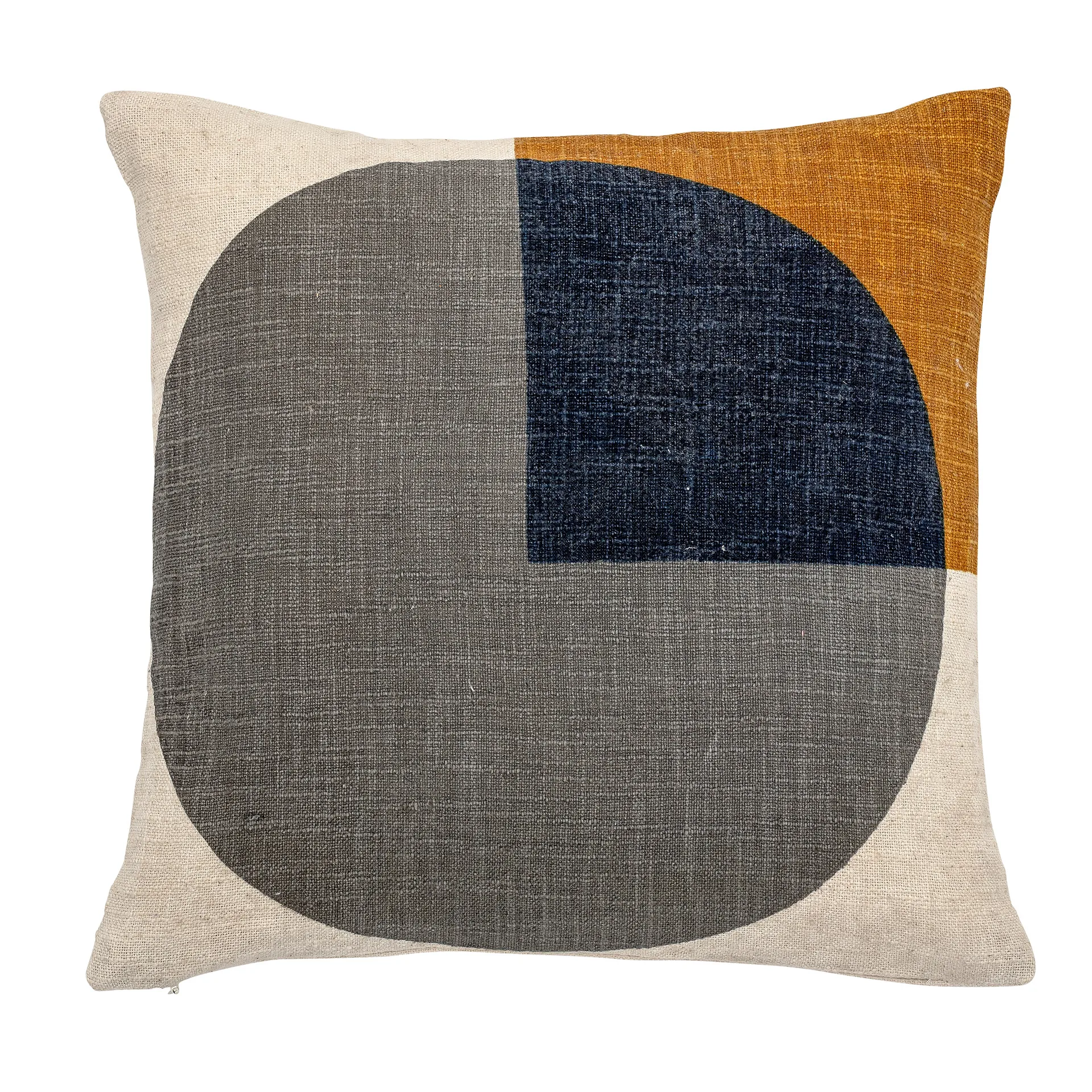Bloomingville kudde cirkel-kvadrat 40x40 cm, Multi Bloomingville