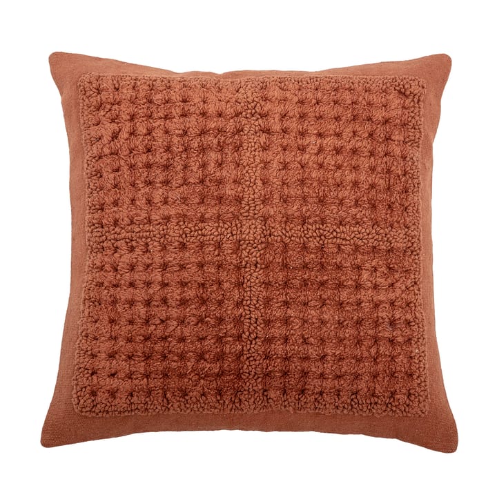Bloomingville kudde med vävt mönster 45x45 cm, Röd Bloomingville