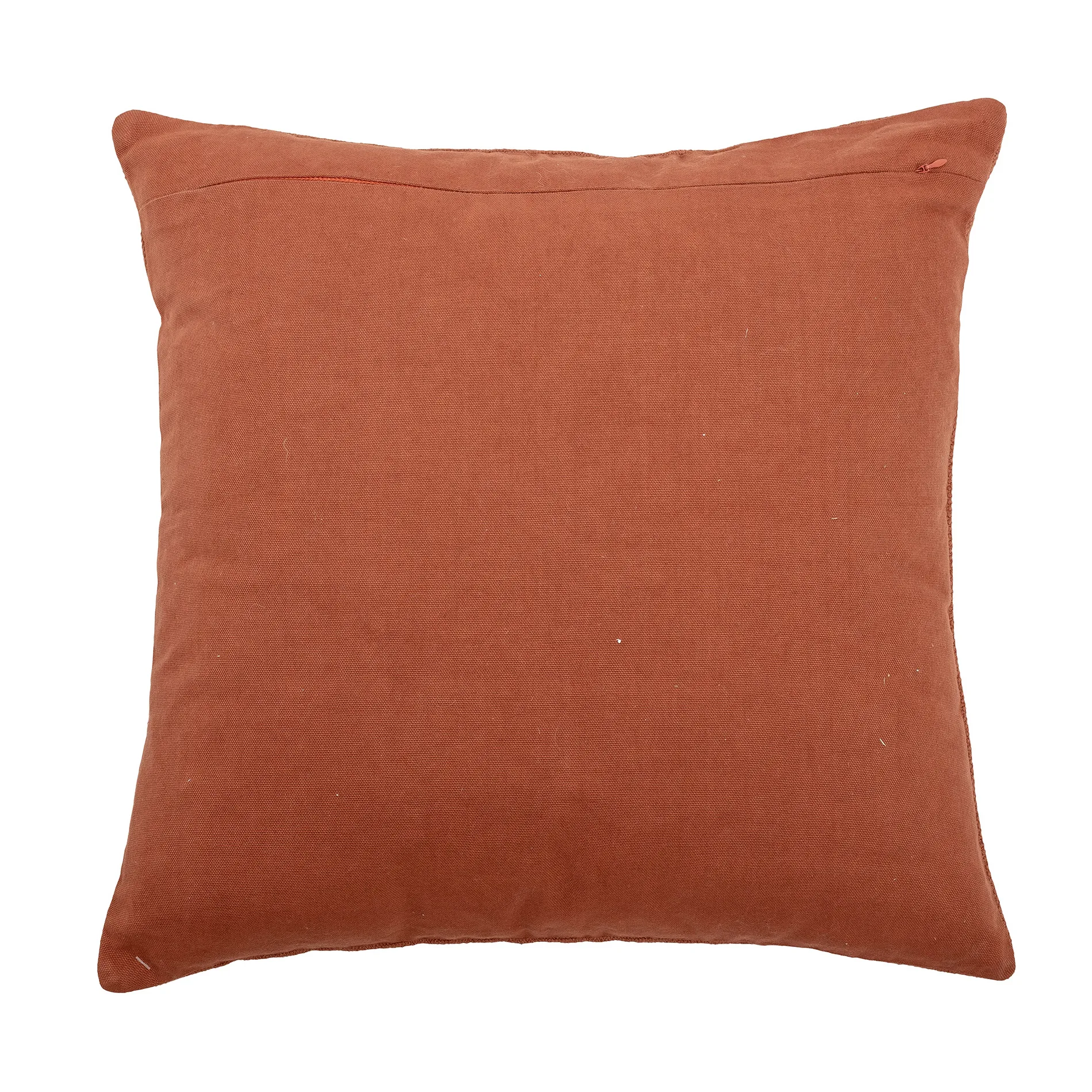 Bloomingville kudde med vävt mönster 45x45 cm, Röd Bloomingville