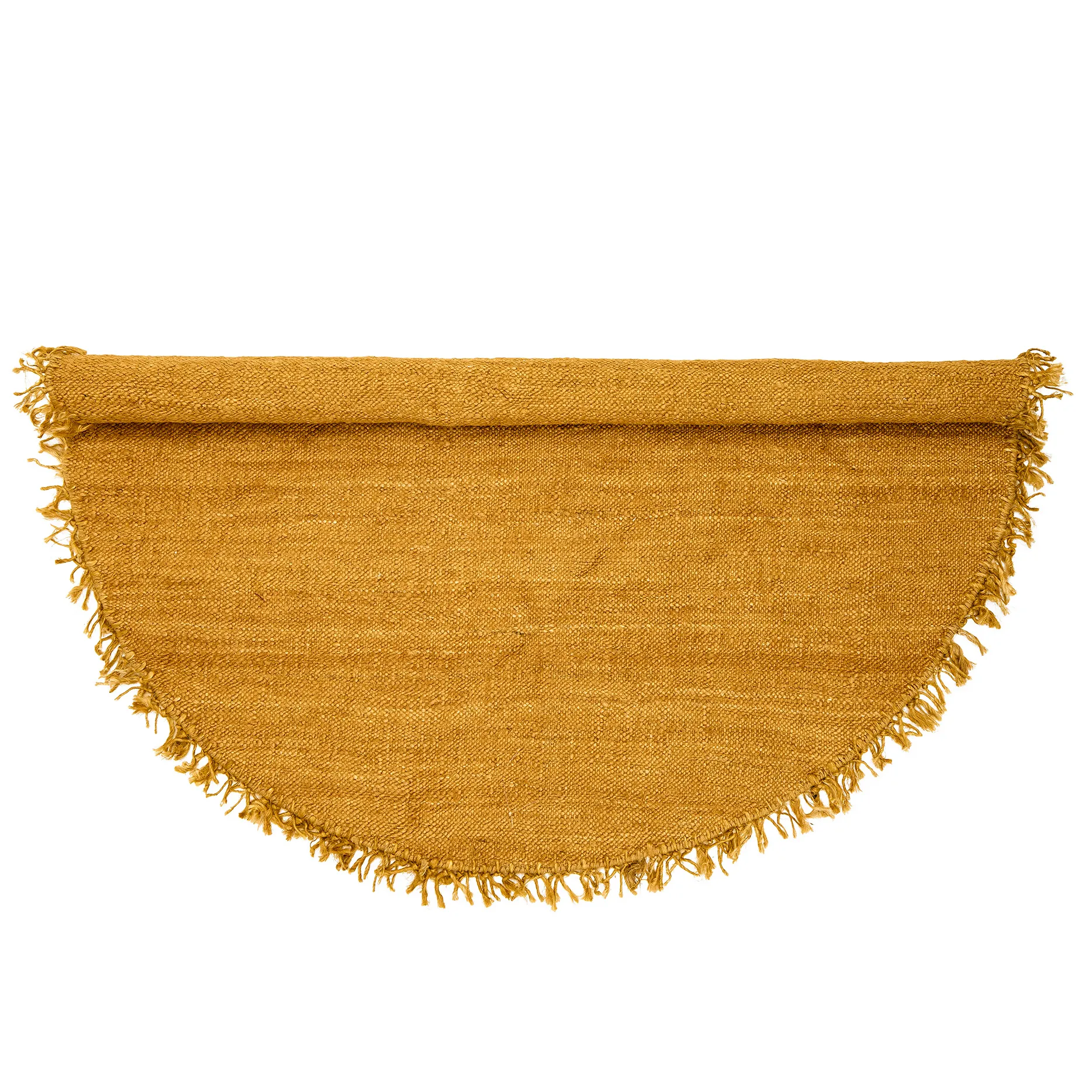 Bloomingville matta jute Ø 150 cm, Gul Bloomingville