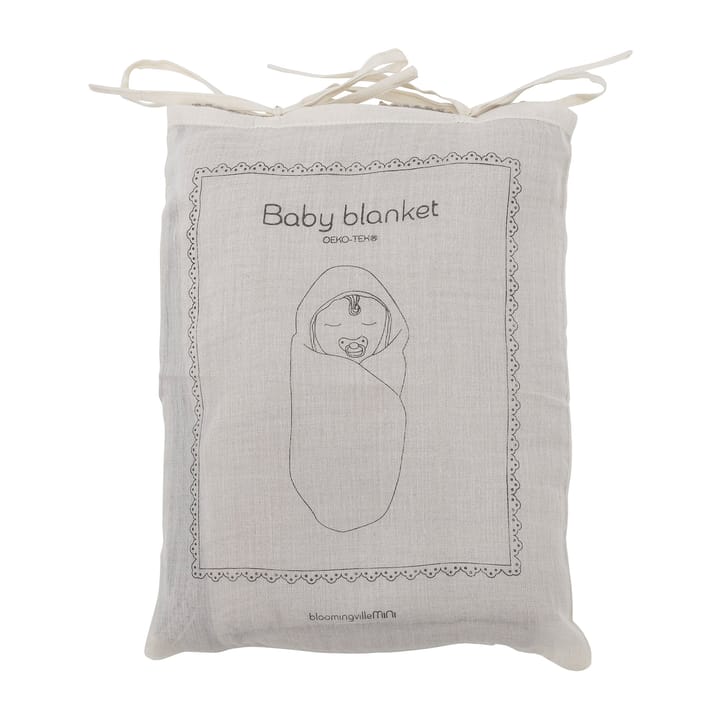 Bloomingville Muslin filt 80x100 cm - Natur - Bloomingville
