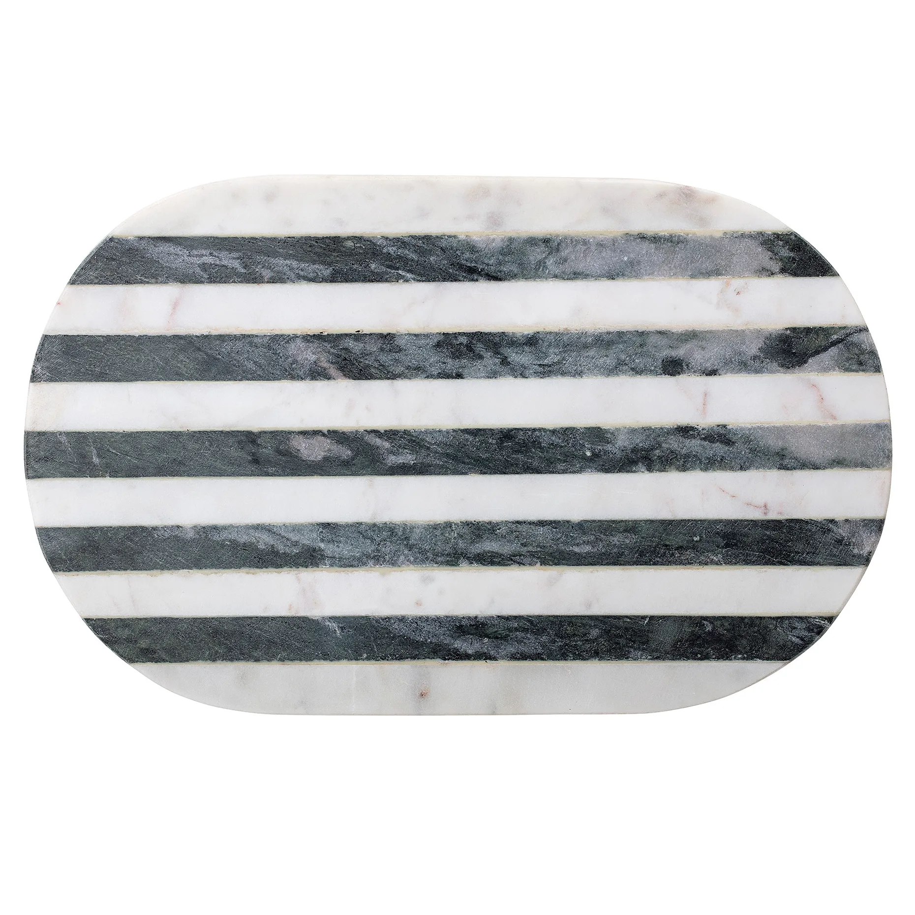 Bloomingville randig skärbräda, Svart-vit Bloomingville