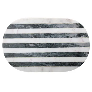 Bloomingville randig skärbräda - Svart-vit - Bloomingville