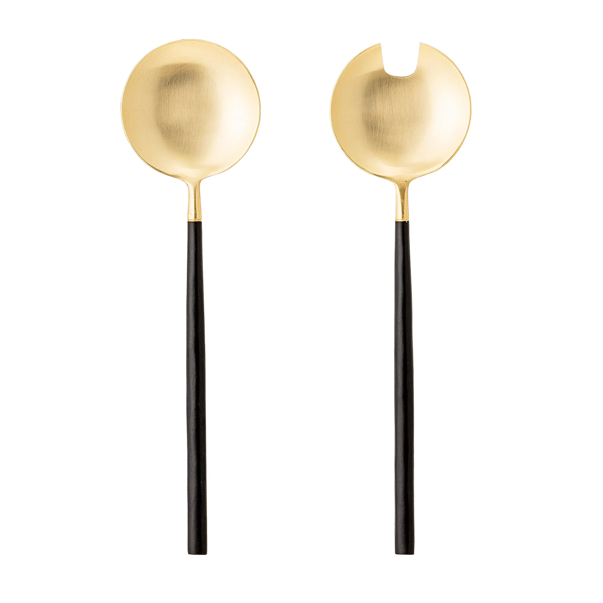 Bloomingville salladsbestick 2 delar, Svart-guld Bloomingville