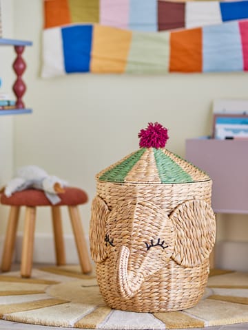 Bobo korg med lock 35x50 cm - Natur - Bloomingville