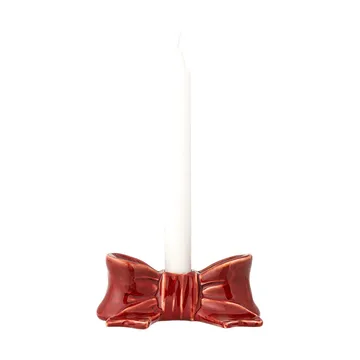 Bow ljusstake - Röd, 11,5 cm - Bloomingville